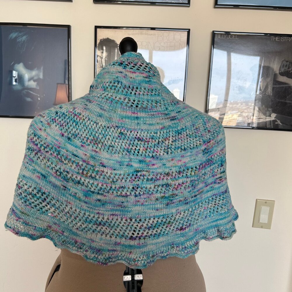 Hand Crocheted Capelet - Picture 2 of 4